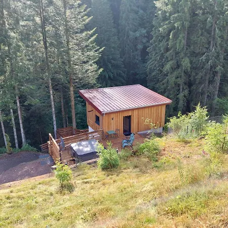 Le Refuge Perche Du Saut De La Bourrique Spa, Terrain Cloture Gerardmer Exterior photo