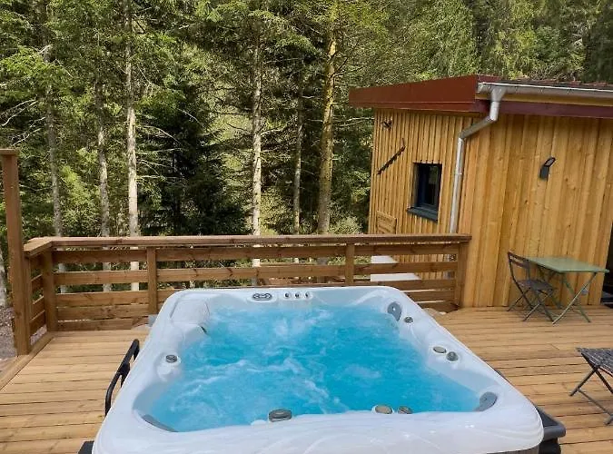 Le Refuge Perche Du Saut De La Bourrique Spa, Terrain Cloture Gerardmer