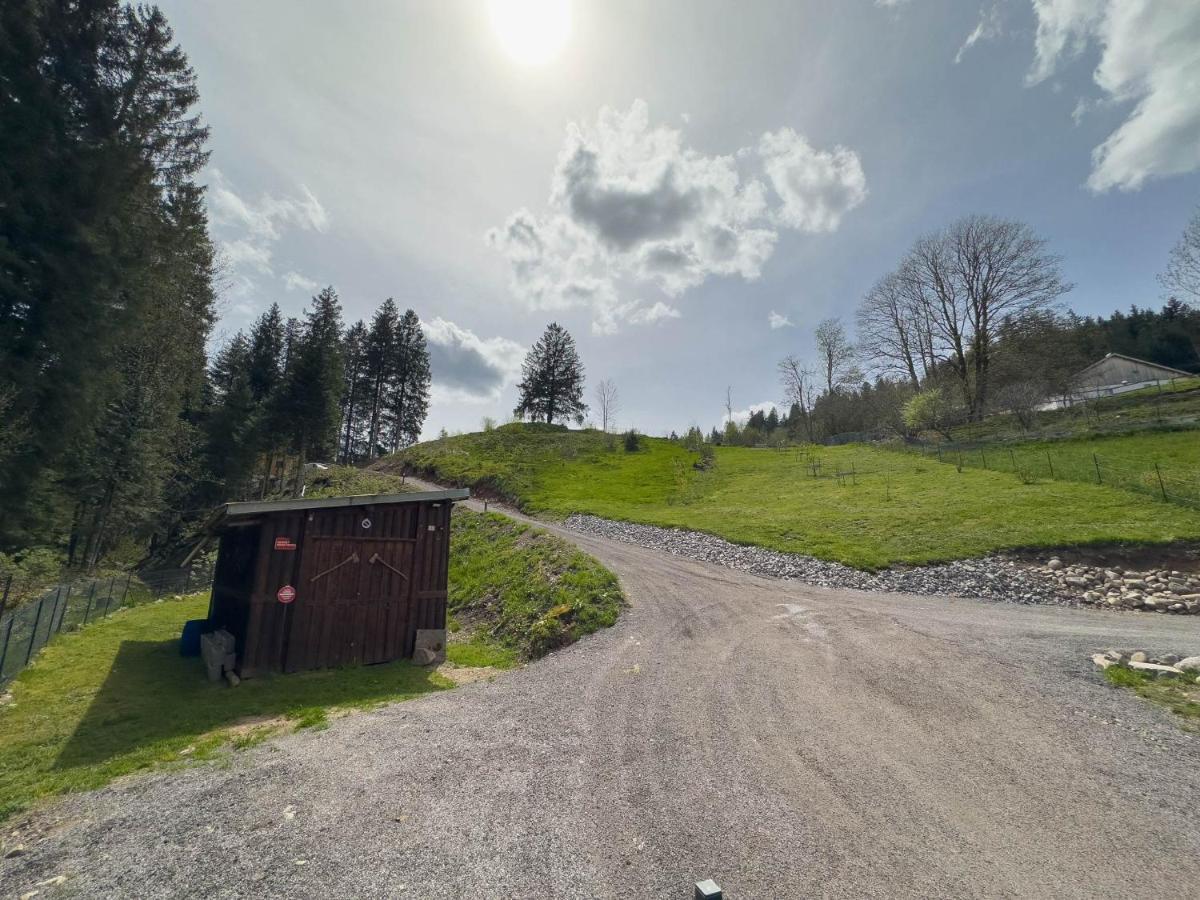 Le Refuge Perche Du Saut De La Bourrique Spa, Terrain Cloture Chalet Gerardmer